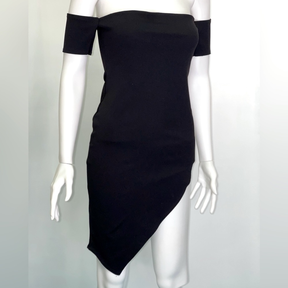 Asymmetrical Little Black Dress
